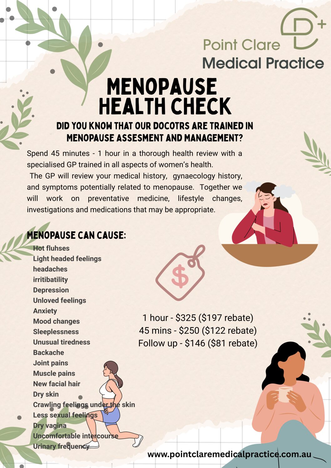 Menopause appointments